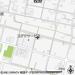 岐阜県美濃加茂市牧野1953周辺の地図
