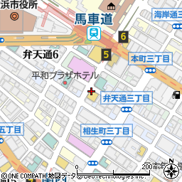 台湾料理 五味香 馬車道店周辺の地図