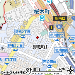 焼肉 治郎丸 野毛店周辺の地図