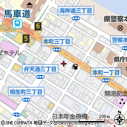 横浜新港倉庫株式会社周辺の地図
