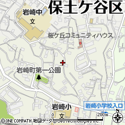 神奈川県横浜市保土ケ谷区岩崎町17-10周辺の地図
