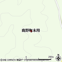 鳥取県鳥取市鹿野町末用周辺の地図
