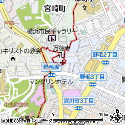 神奈川県横浜市西区宮崎町32周辺の地図