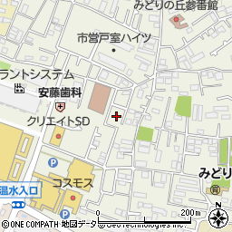 神奈川県厚木市戸室5丁目11周辺の地図