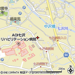神奈川県厚木市七沢1296-4周辺の地図