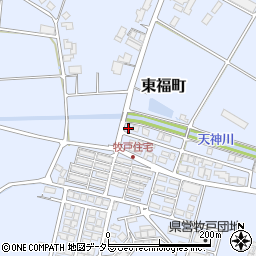 島根県出雲市東福町206周辺の地図