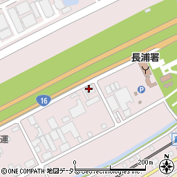 株式会社上野工業所　袖ケ浦工場周辺の地図