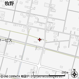 岐阜県美濃加茂市牧野1748周辺の地図