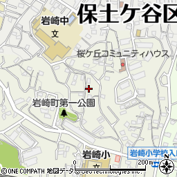 神奈川県横浜市保土ケ谷区岩崎町17-57周辺の地図