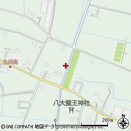 千葉県長生郡白子町古所周辺の地図