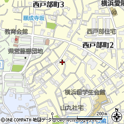 神奈川県横浜市西区西戸部町2丁目235周辺の地図