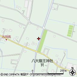 千葉県白子町（長生郡）古所周辺の地図