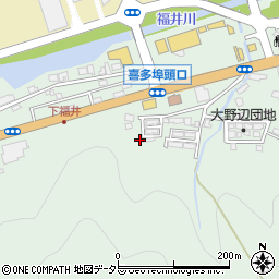 京都府舞鶴市下福井974-1周辺の地図