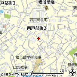 神奈川県横浜市西区西戸部町2丁目198-51周辺の地図