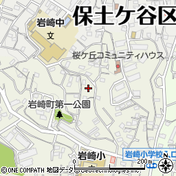 神奈川県横浜市保土ケ谷区岩崎町17-6周辺の地図
