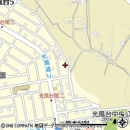 千葉県市原市光風台2丁目261周辺の地図