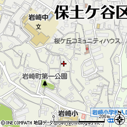 神奈川県横浜市保土ケ谷区岩崎町17-58周辺の地図