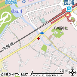 ファミリーマート袖ヶ浦長浦店周辺の地図