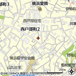 神奈川県横浜市西区西戸部町2丁目197周辺の地図