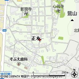 岐阜県岐阜市正木1378周辺の地図