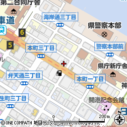 神奈川県横浜市中区本町3丁目24周辺の地図