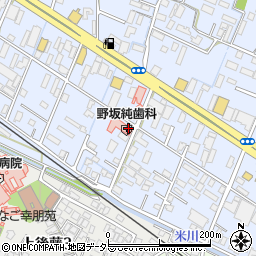 野坂純歯科医院周辺の地図