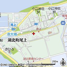 滋賀県長浜市湖北町尾上302周辺の地図