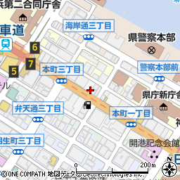神奈川県横浜市中区本町3丁目24-3周辺の地図
