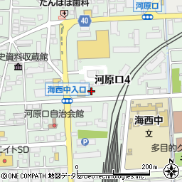 神奈川県海老名市河原口4丁目周辺の地図