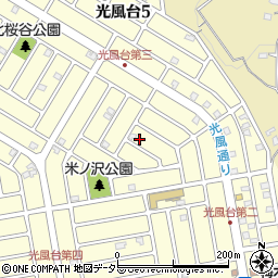 千葉県市原市光風台3丁目256周辺の地図
