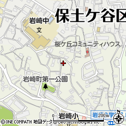 神奈川県横浜市保土ケ谷区岩崎町17-1周辺の地図