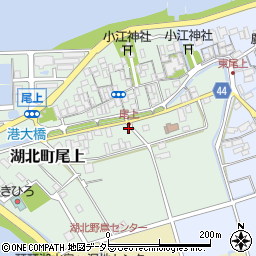 滋賀県長浜市湖北町尾上189周辺の地図