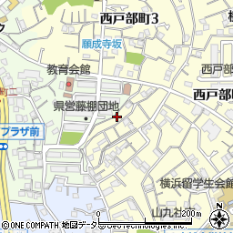 神奈川県横浜市西区西戸部町2丁目245周辺の地図