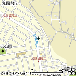 千葉県市原市光風台2丁目253周辺の地図