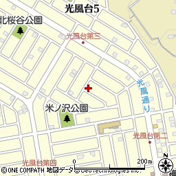 千葉県市原市光風台3丁目255周辺の地図