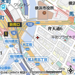 東海運株式会社　横浜支店総務部周辺の地図