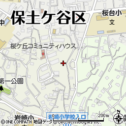 神奈川県横浜市保土ケ谷区岩崎町11周辺の地図