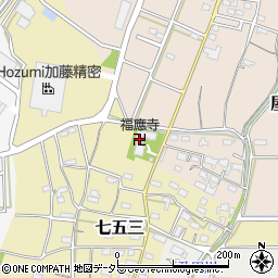 福應寺周辺の地図