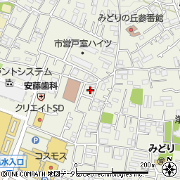 神奈川県厚木市戸室5丁目10周辺の地図