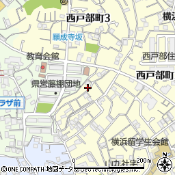 神奈川県横浜市西区西戸部町2丁目245-8周辺の地図