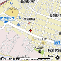 ほっともっと 長浦店周辺の地図