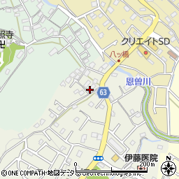 神奈川県厚木市愛名80周辺の地図
