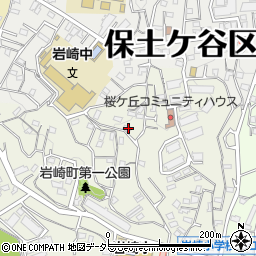 神奈川県横浜市保土ケ谷区岩崎町16-21周辺の地図