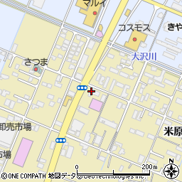 サンキューカット　米子米原店周辺の地図