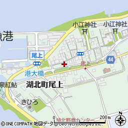 滋賀県長浜市湖北町尾上131周辺の地図