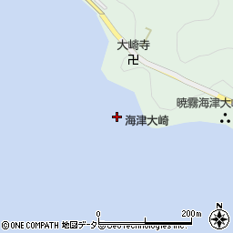 海津大崎周辺の地図