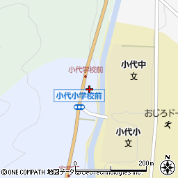 兵庫県美方郡香美町小代区忠宮3周辺の地図