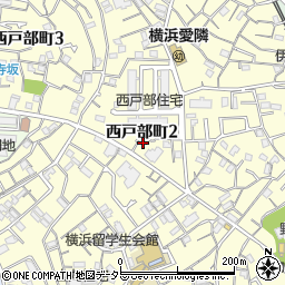 神奈川県横浜市西区西戸部町周辺の地図