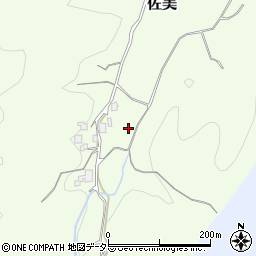 鳥取県東伯郡湯梨浜町佐美周辺の地図