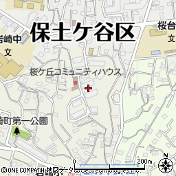 神奈川県横浜市保土ケ谷区岩崎町12周辺の地図